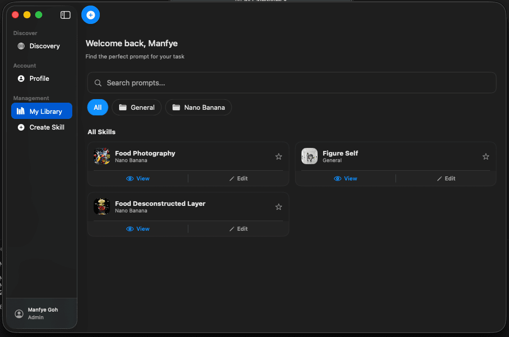 SkillSync AI Main Window Interface